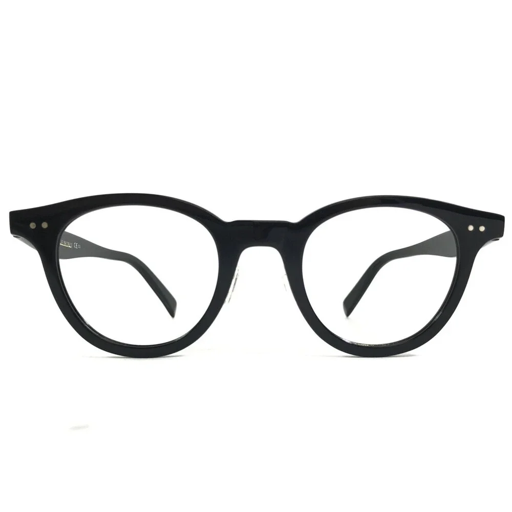 Celine Eyeglasses Frames CL41460 807 Shiny Black Round Full Rim 43-24-145